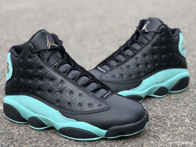Rep Island Jordan Retro Air 13 414571-030 Black Green 0824